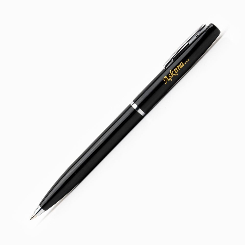 Steelpen "Aşkıma" Baskılı Tükenmez Kalem - Siyah