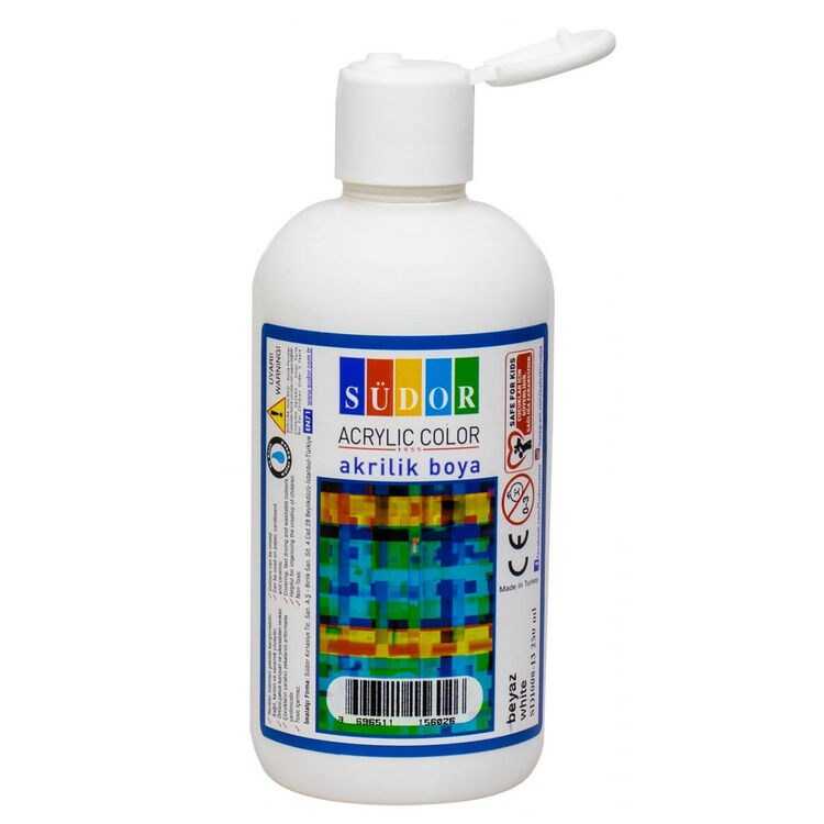 Südor Artist Acyrilic 250ml Akrilik Boya Beyaz