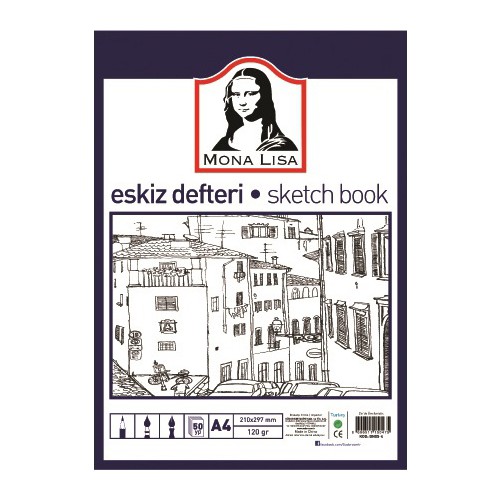 Südor Eskiz Defteri (Sketch Book) A4 120 G 50 Yp / BN05-4