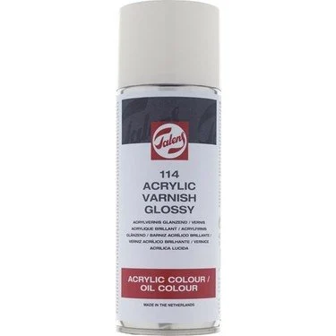 Talens Acrylic and Oil Varnish 400ml Sprey Akrilik ve Yağlı Boya Verniği Parlak / 114