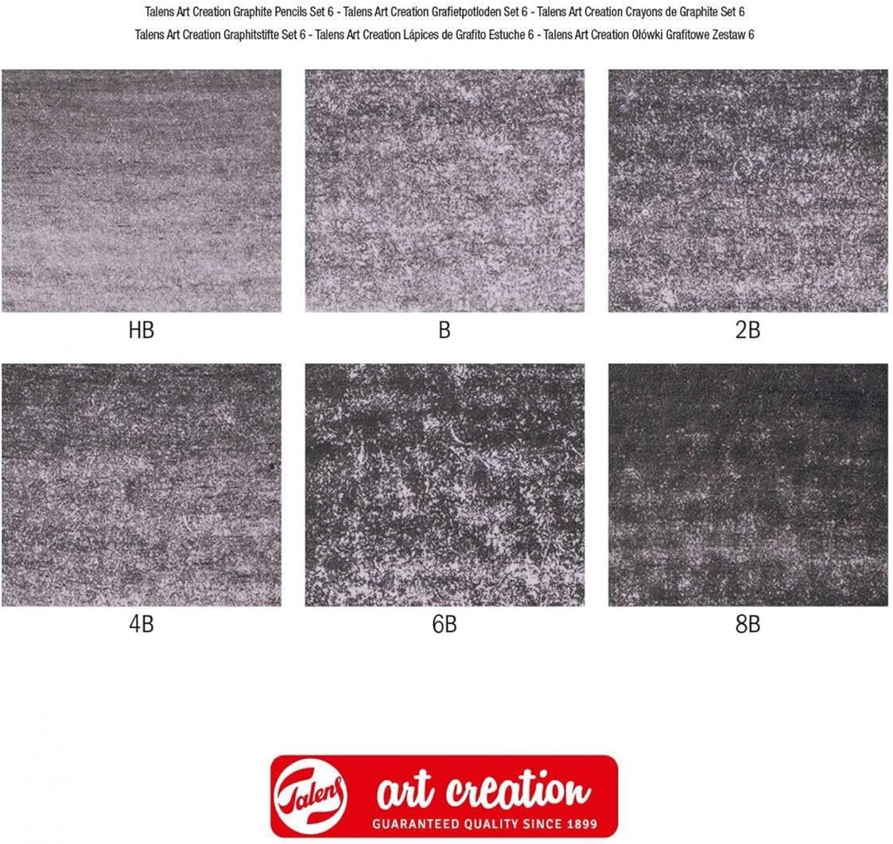 Talens Art Creation Graphite Pencils 6'lı Dereceli Kalem Seti / 9028106M Talens Art Creation Graphite Pencils 6'lı Dereceli Kalem Seti / 9028106M