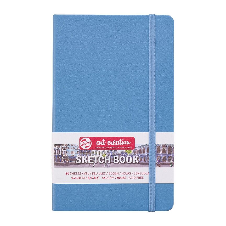 Talens Art Creation Sketch Book 13x21cm 140gr 80yp Sert Kapak Eskiz Defteri Mavi/ RT9314212M