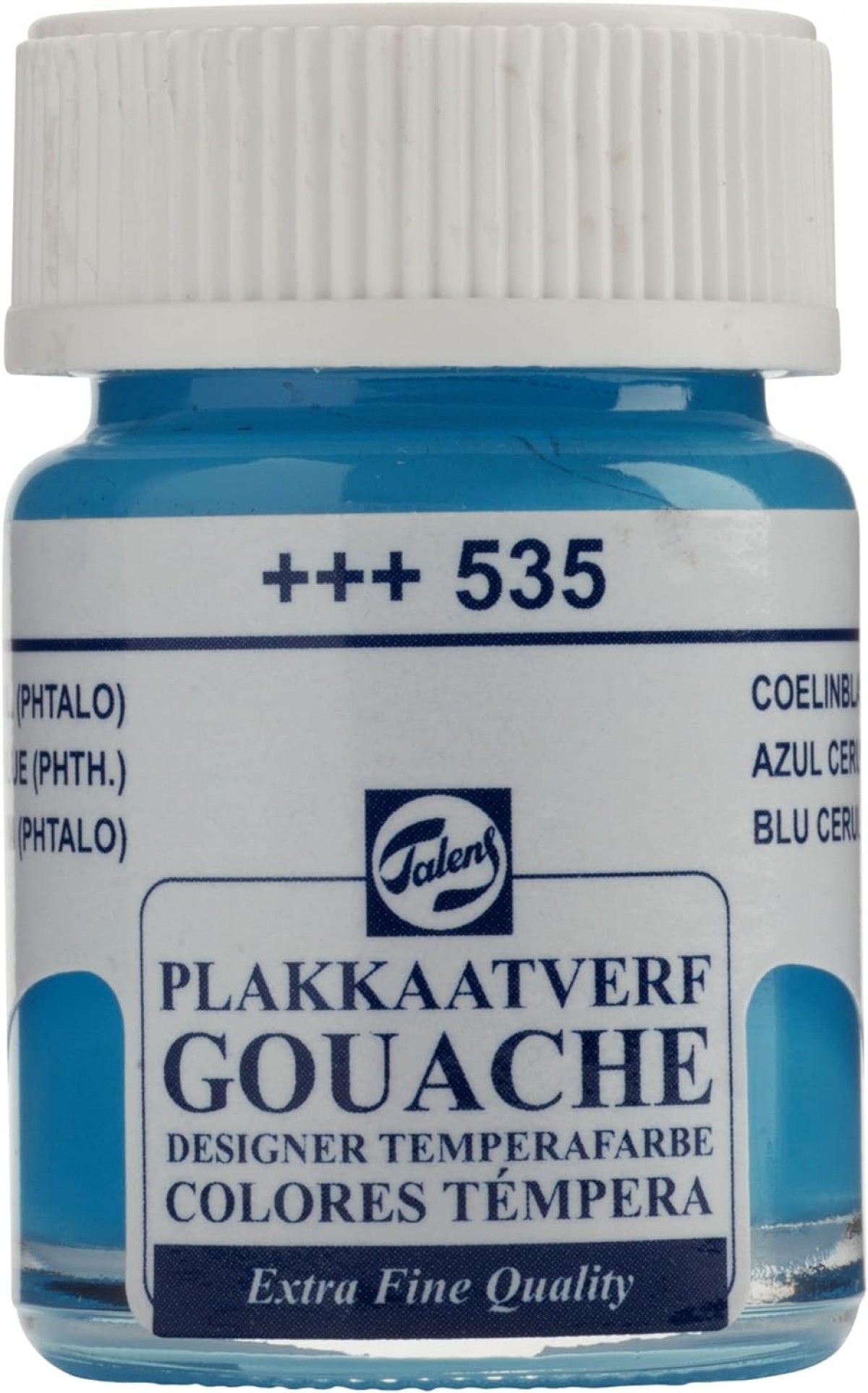 Talens Gouache Jar 16ml Guaj Boya Cer. Blue Phth. / 535 Talens Gouache Jar 16ml Guaj Boya Cer. Blue Phth. / 535