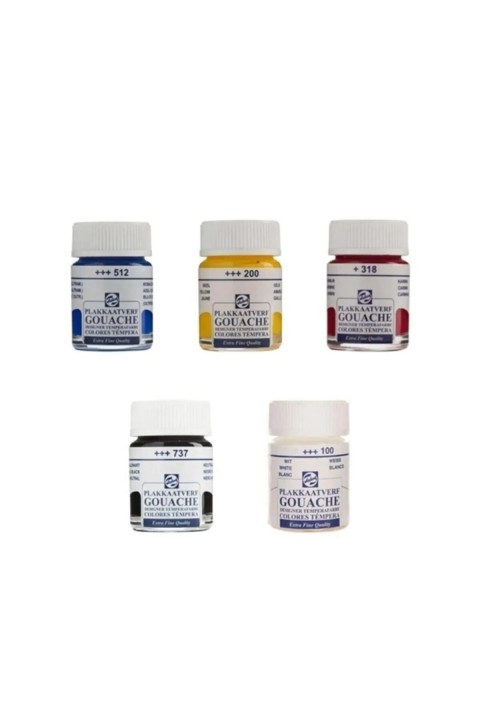 Talens Guaj Boya 16ml 5 Li Set Talens Guaj Boya 16ml 5 Li Set