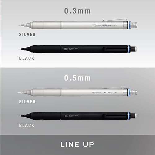 Tombow Mono Graph Fine 0.5mm Mekanik Kurşun Kalem Siyah / DPA-112B