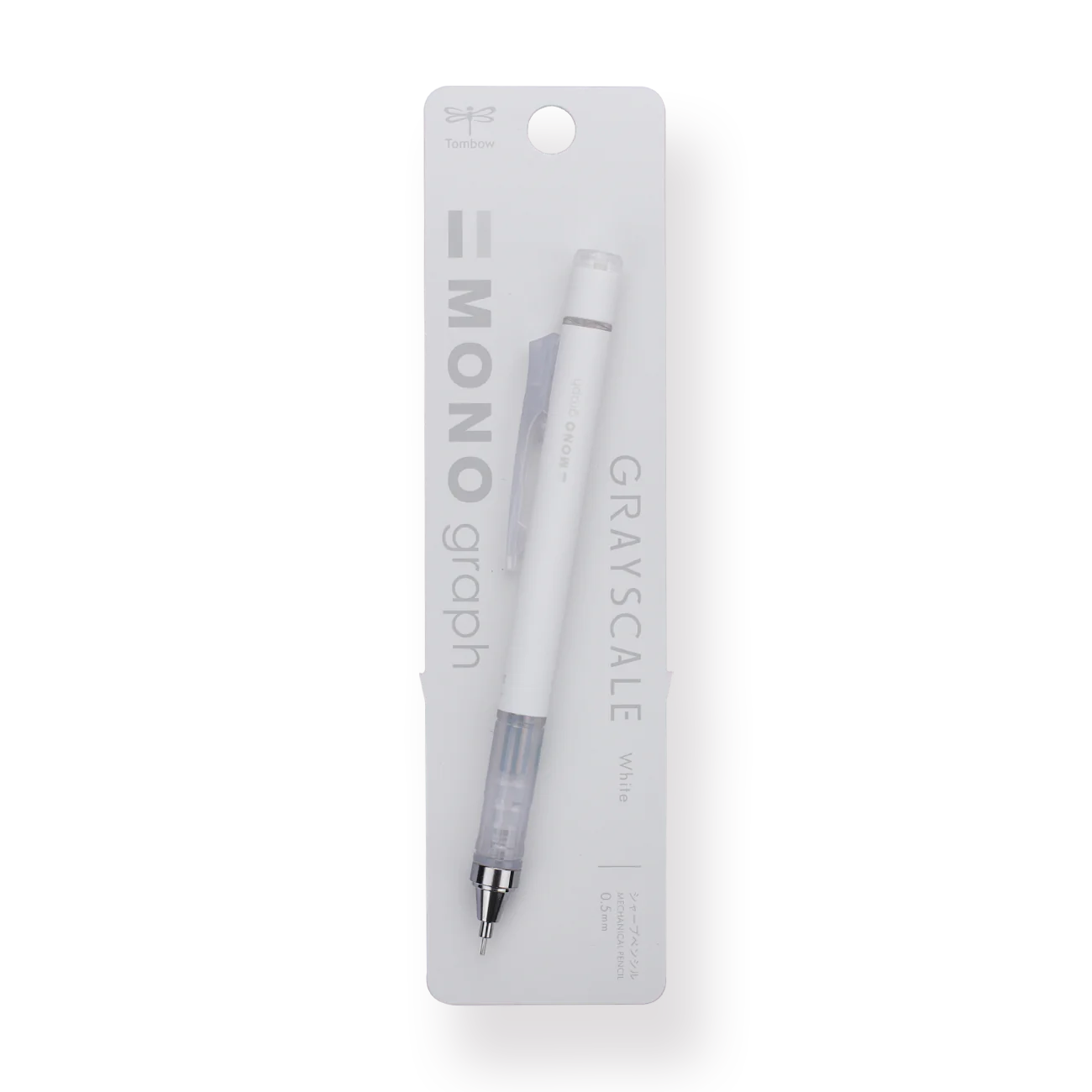 Tombow Mono Graph Grayscale Color 0.5mm Mekanik Kurşun Kalem - White / 146B Tombow Mono Graph Grayscale Color 0.5mm Mekanik Kurşun Kalem - White / 146B