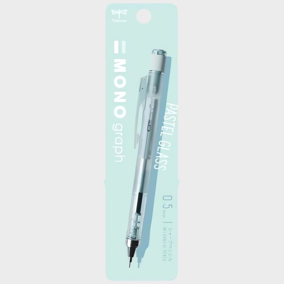 Tombow Mono Graph Pastel Glass Color 0.5mm Mekanik Kurşun Kalem Sky Haze / DPA-149A