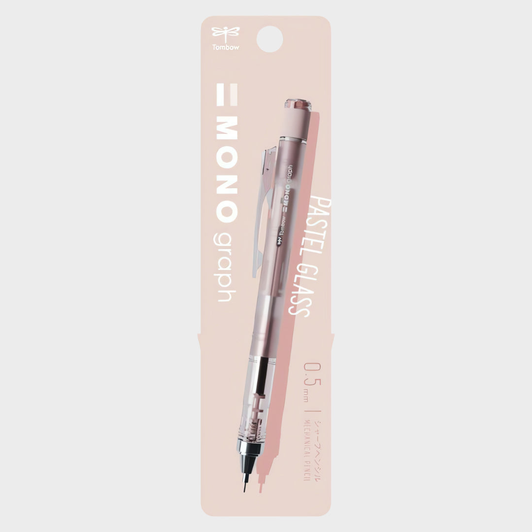 Tombow Mono Graph Pastel Glass Color 0.5mm Mekanik Kurşun Kalem Cotton Bloom / DPA-149D