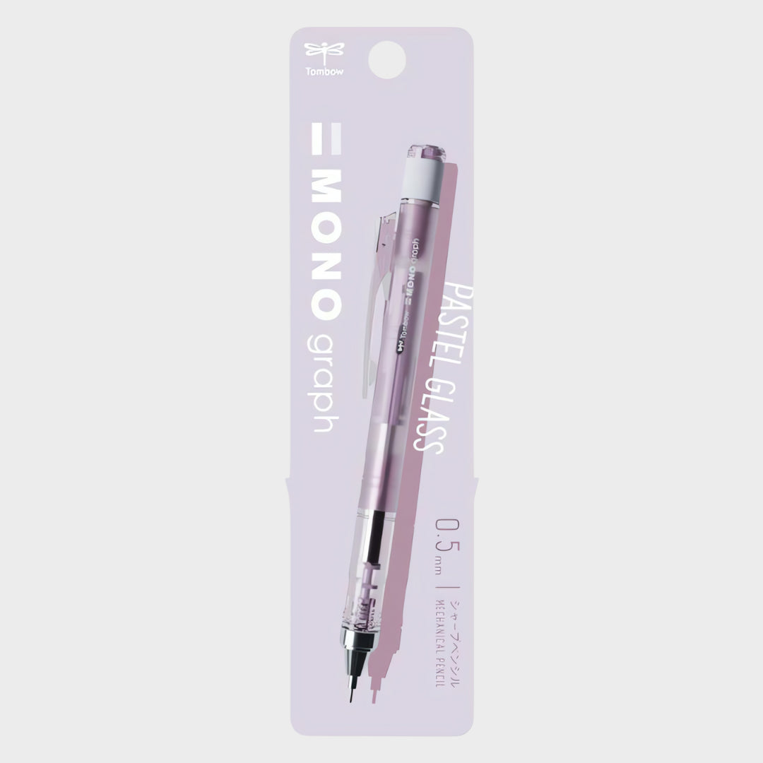 Tombow Mono Graph Pastel Glass Color 0.5mm Mekanik Kurşun Kalem Lavender Mist / DPA-149E