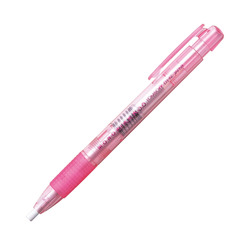 Tombow MONO Knock 3.8mm Kalem Silgi Şeffaf Pembe