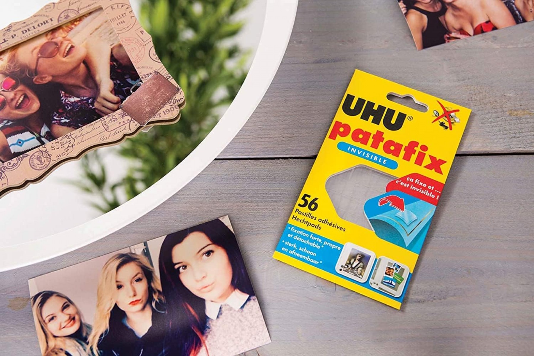 Uhu Patafix Invisible 56'lı Yapışkanlı Hamur Şeffaf