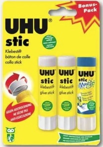 Uhu Stic 8.2gr 2+1 Bonus Pack Lisanslı Katı Yapıştırıcı / 37395 Uhu Stic 8.2gr 2+1 Bonus Pack Lisanslı Katı Yapıştırıcı / 37395