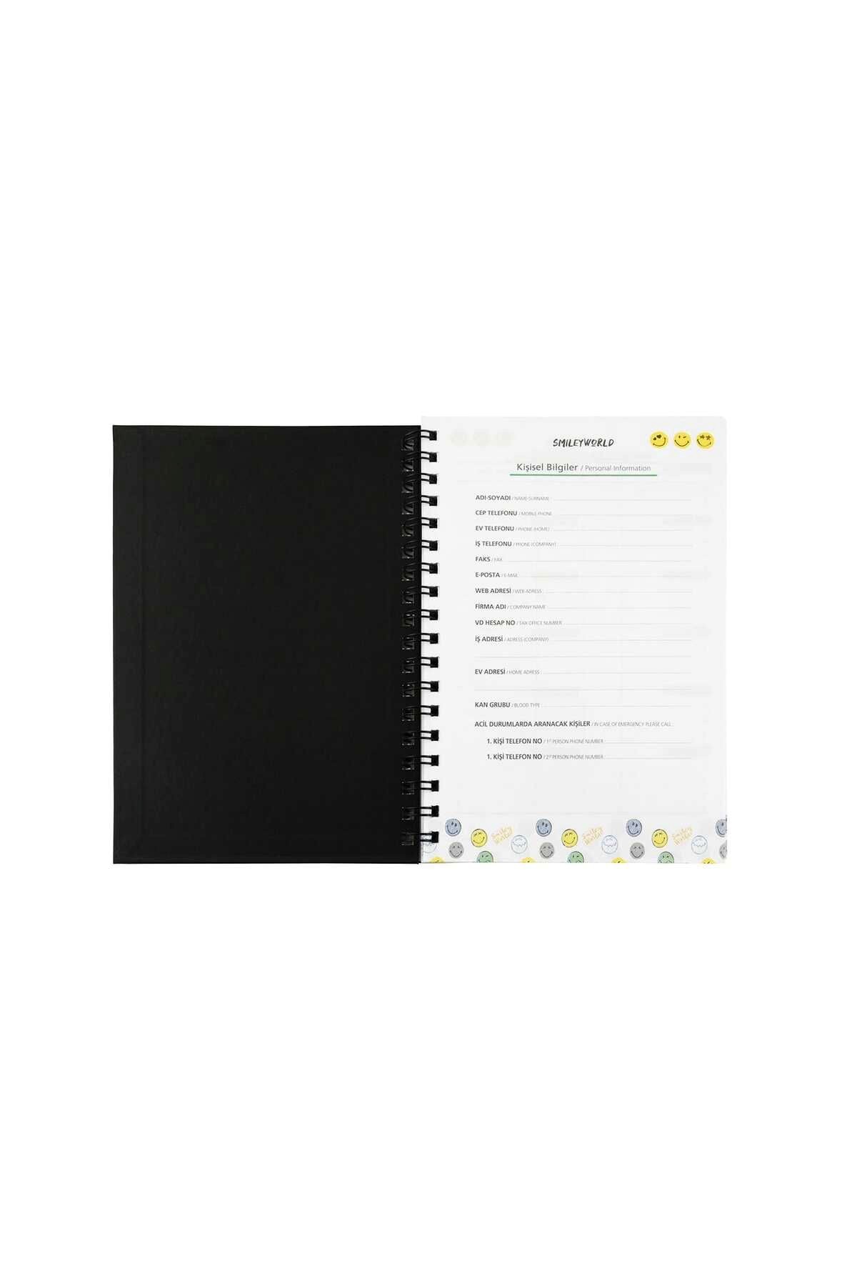 UMUR Planlayıcı defter Sticer Aylık Haftalık Yıllık Sert Kapak Sipiralli 100 yaprak 17x24 cm / B-30