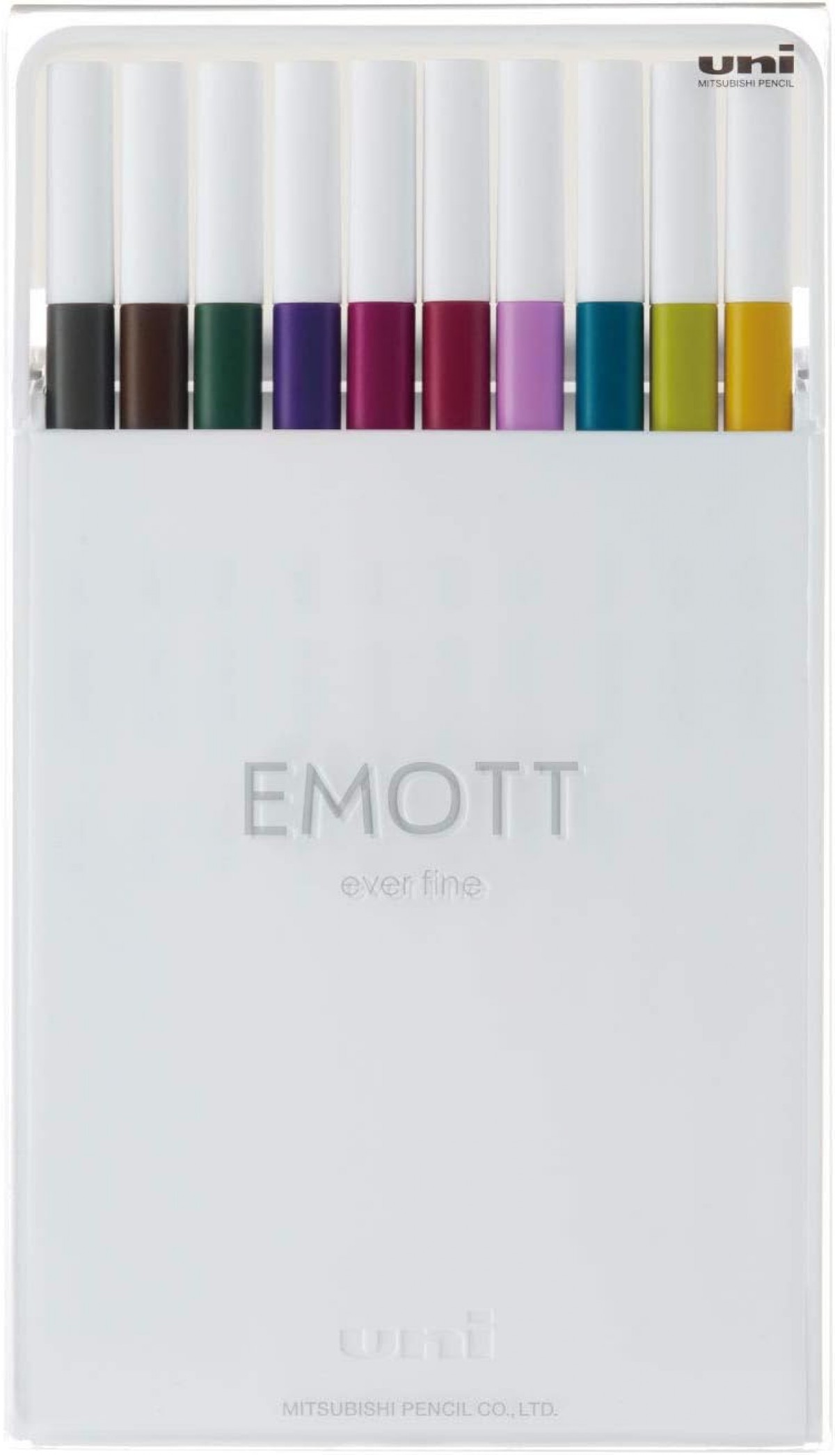 Uniball Emott 0.4mm 10'lu Akrilik Uçlu Çizim Kalem Seti / PEM-SY-10C-No:3 Uniball Emott 0.4mm 10'lu Akrilik Uçlu Çizim Kalem Seti / PEM-SY-10C-No:3