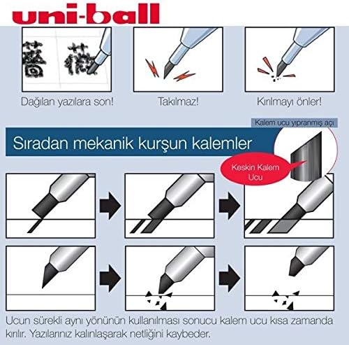 Uniball Kurutoga 0.7mm Mekanik Kurşun Kalem Siyah / M7-450T Uniball Kurutoga 0.7mm Mekanik Kurşun Kalem Siyah / M7-450T
