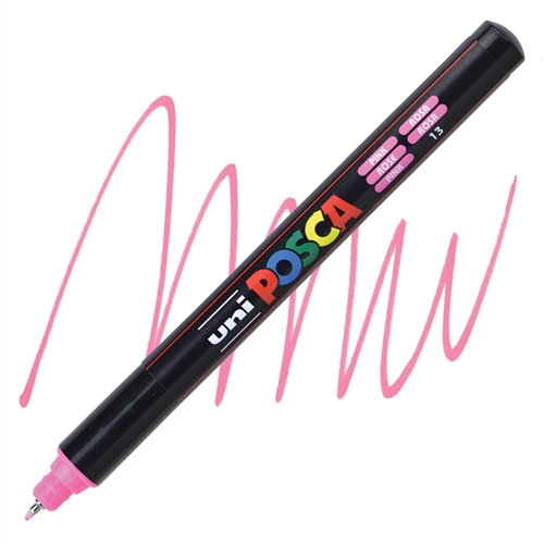 Uniball Posca 0.7mm Fine Poster Markörü Pembe (13) / PC1MR