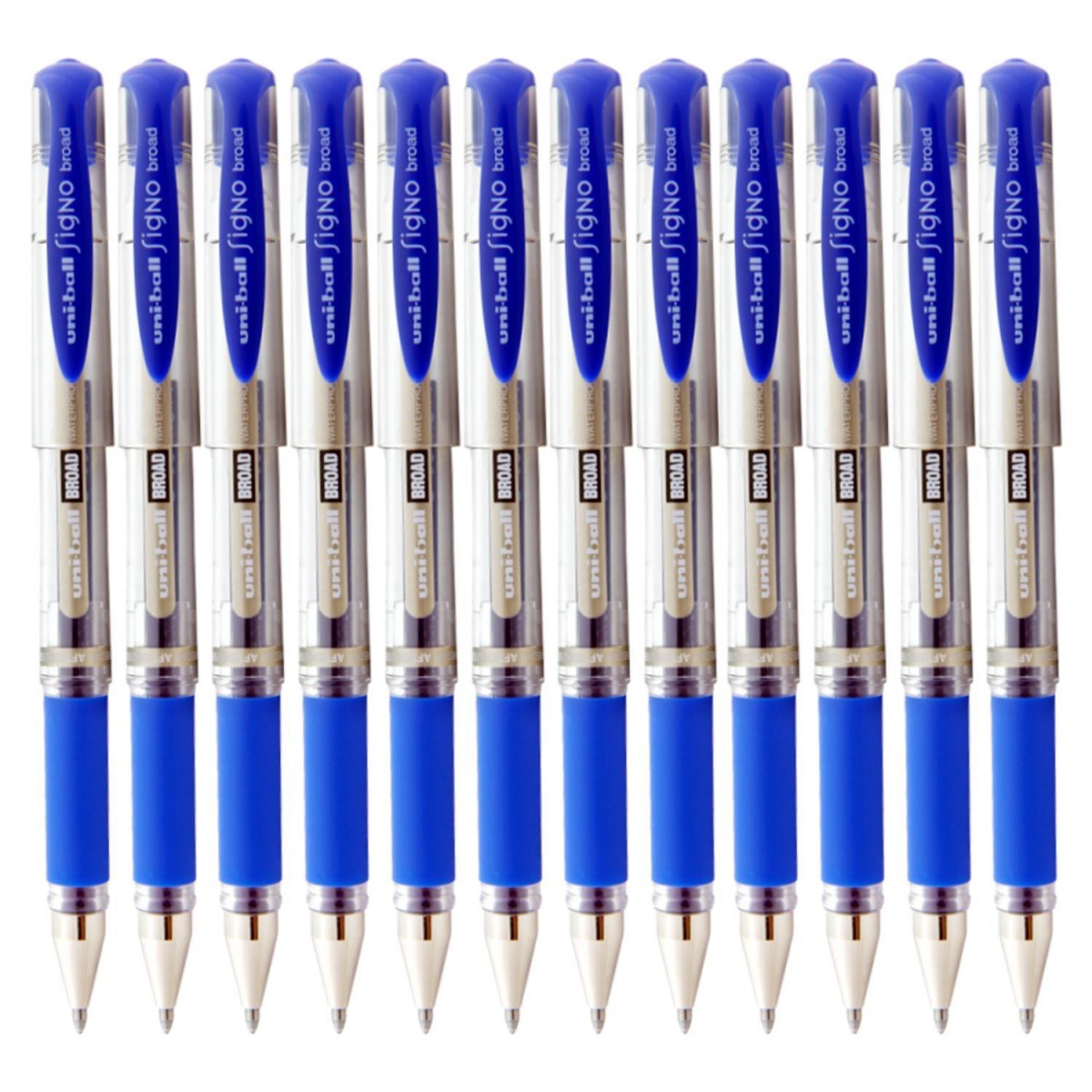 Uniball Signo Broad Pen 1.0mm İmza Kalemi Mavi 12'li Kutu