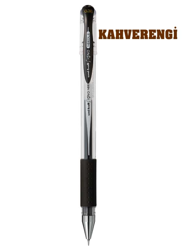 Uniball Signo NEEDLE 0.38mm İğne Uçlu Jel Kalem - Brown