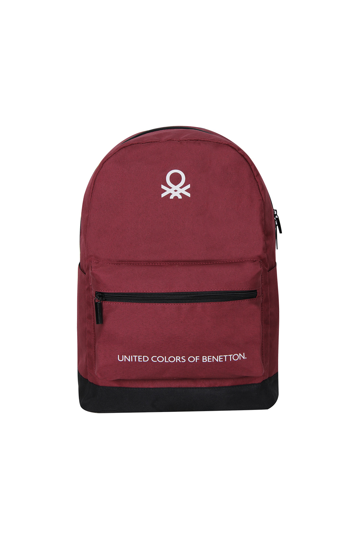 United Colors of Benetton 2021 Yeni Sezon Casual Sırt Çantası Bordo 70413