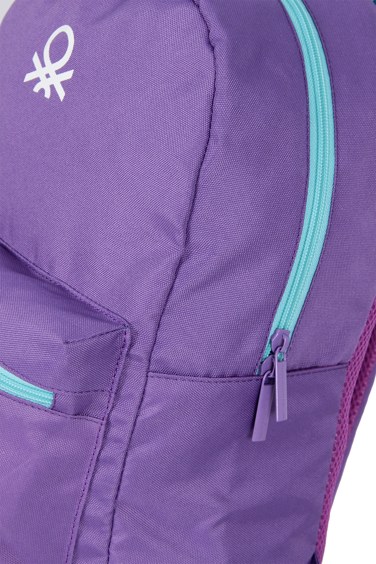 United Colors of Benetton 2021 Yeni Sezon Casual Sırt Çantası Lila 70411