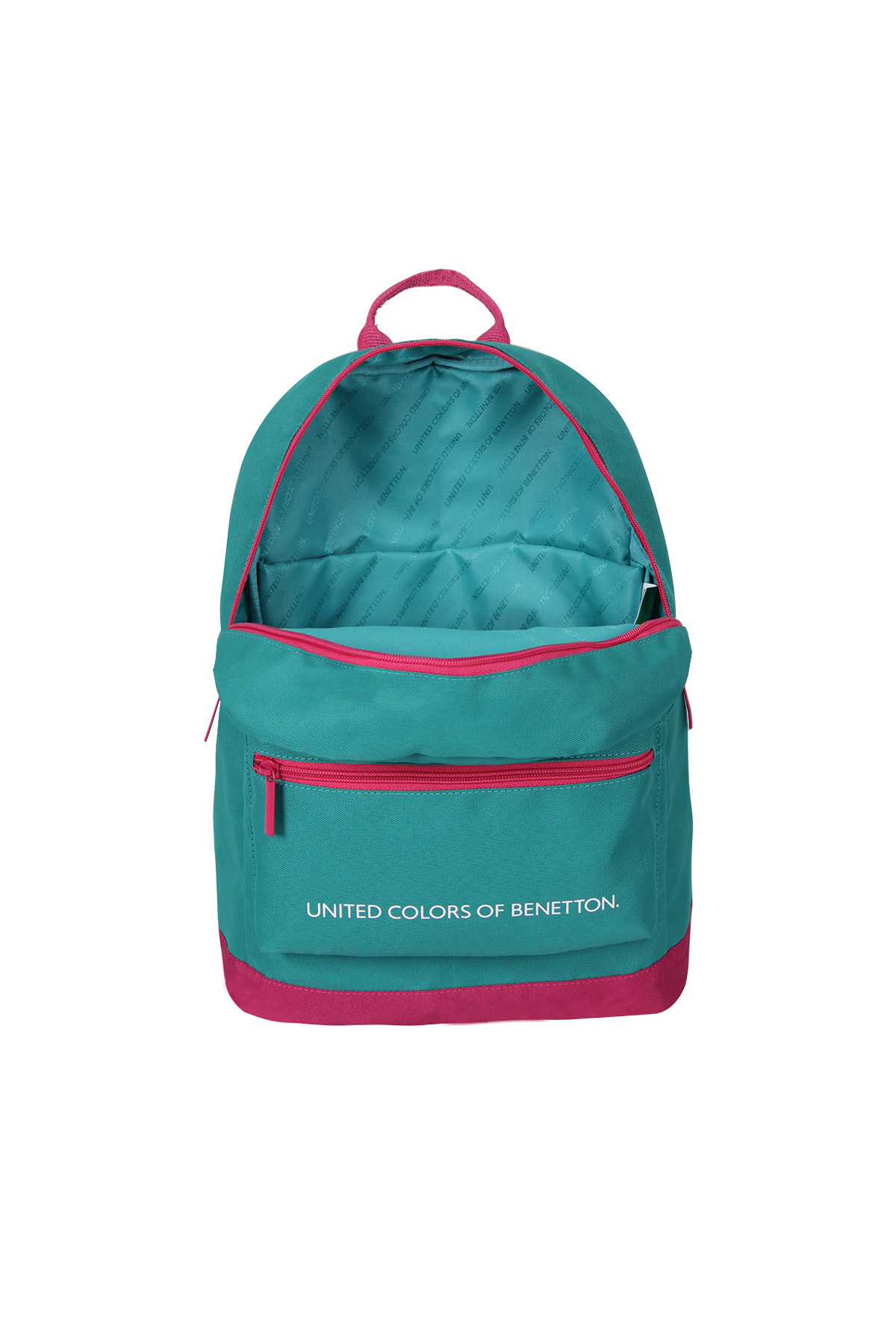 United Colors of Benetton 2021 Yeni Sezon Casual Sırt Çantası Turkuaz 70409