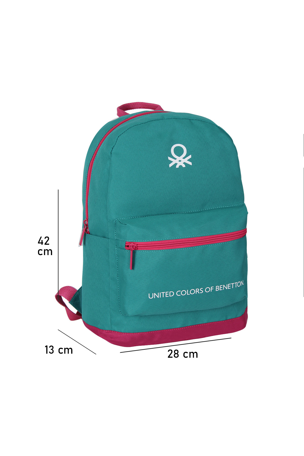 United Colors of Benetton 2021 Yeni Sezon Casual Sırt Çantası Turkuaz 70409