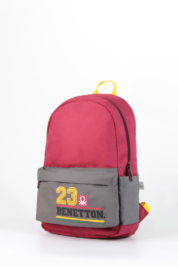 United Colors of Benetton 23 Numara Okul Çantası Kırmızı / 76014