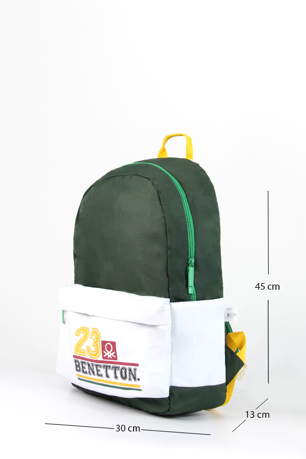 United Colors of Benetton "23 Numara" Okul Çantası Yeşil / 76021
