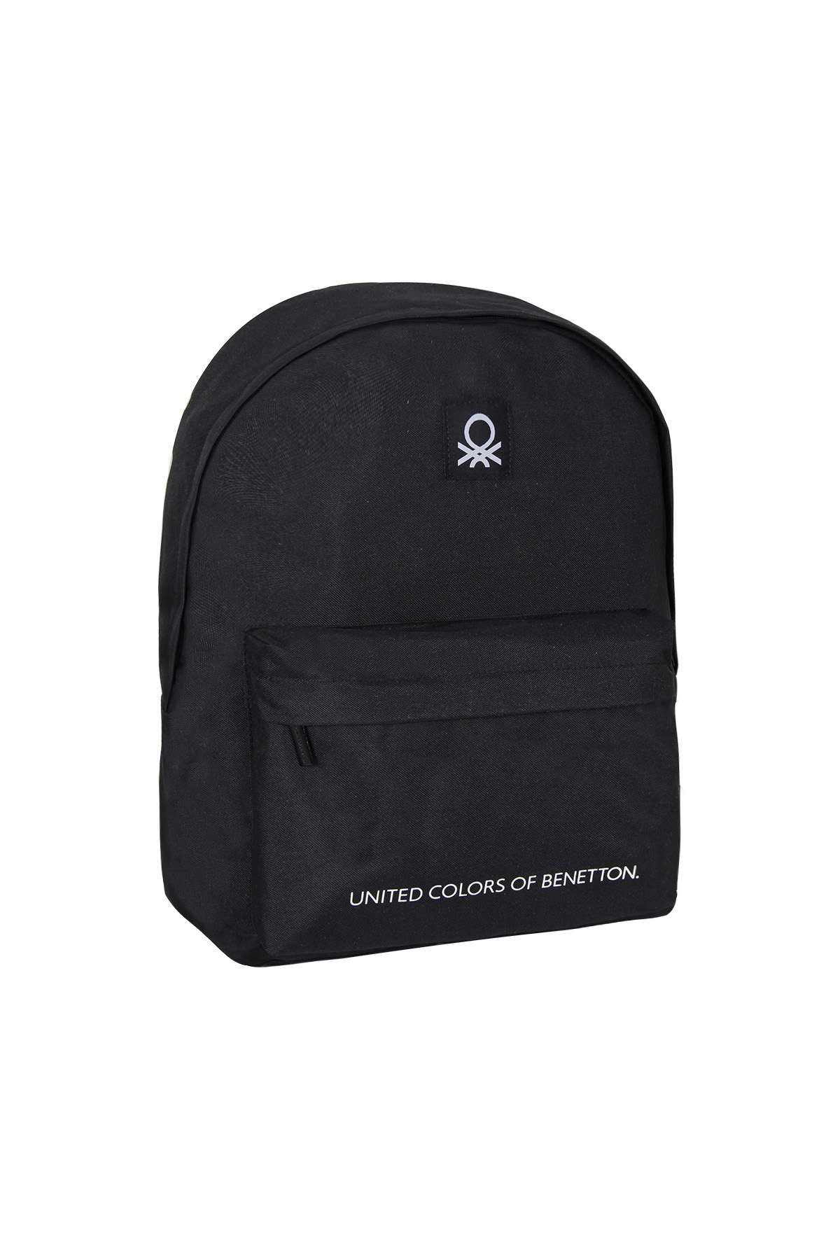 United Colors of Benetton Basic Tek Bölmeli Sırt Çantası Siyah /  70685