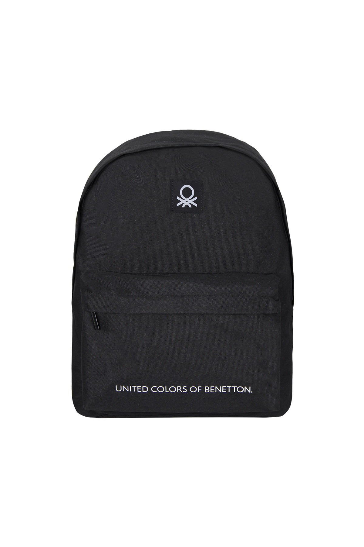 United Colors of Benetton Basic Tek Bölmeli Sırt Çantası Siyah /  70685