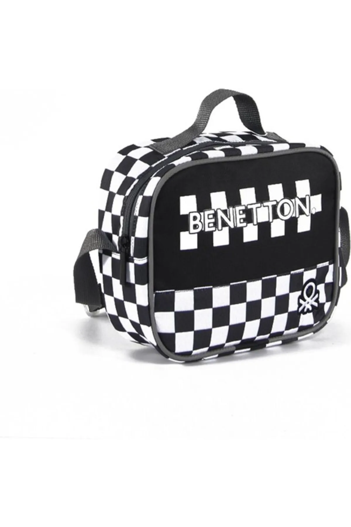United Colors Of Benetton Beslenme Çantası Kareli Siyah / 03782 United Colors Of Benetton Beslenme Çantası Kareli Siyah / 03782