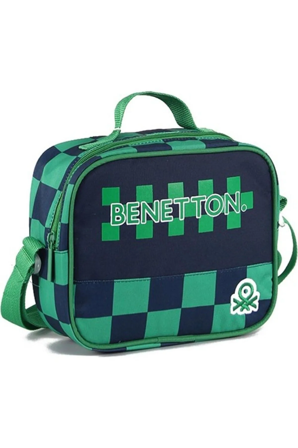 United Colors Of Benetton Beslenme Çantası Kareli Yeşil / 03775 United Colors Of Benetton Beslenme Çantası Kareli Yeşil / 03775