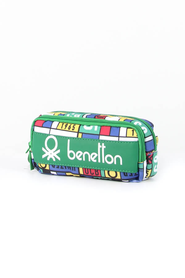 United Colors of Benetton Çift Gözlü Kalem Kutu Kareli Yeşil  / 76123