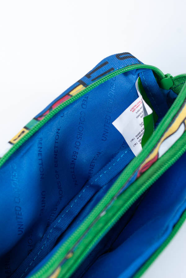 United Colors of Benetton Çift Gözlü Kalem Kutu Kareli Yeşil  / 76123