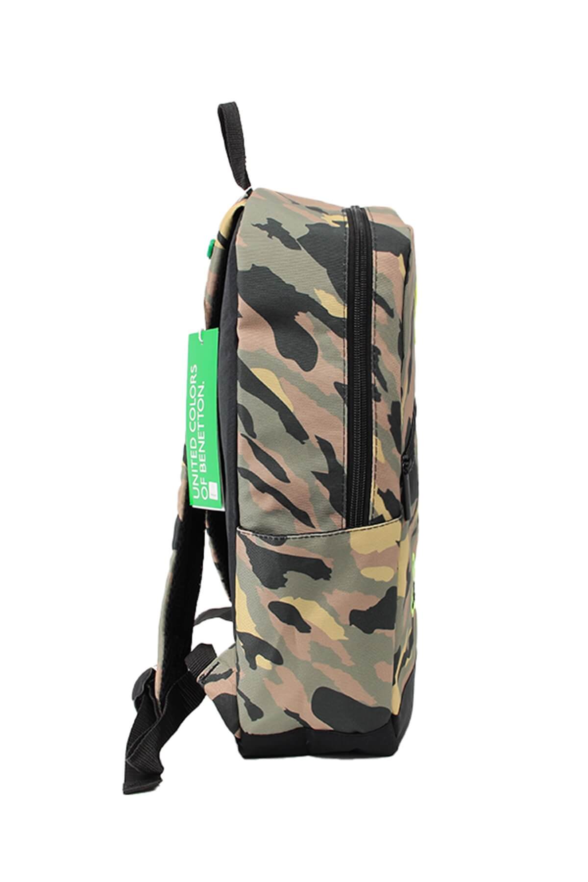 United Colors of Benetton Kamuflaj Okul Çantası Hâki / 76063 United Colors of Benetton Kamuflaj Okul Çantası Hâki / 76063