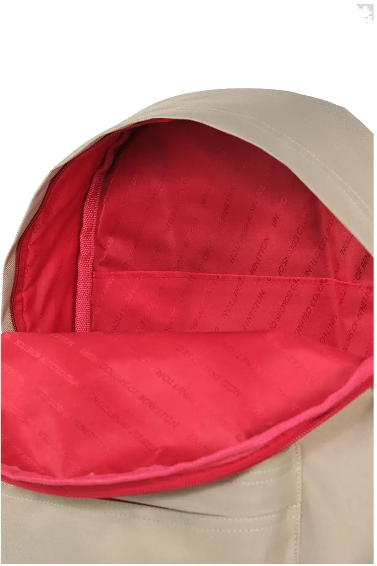 United Colors of Benetton "Red" Okul Sırt Çantası Bej / 03821 United Colors of Benetton "Red" Okul Sırt Çantası Bej / 03821