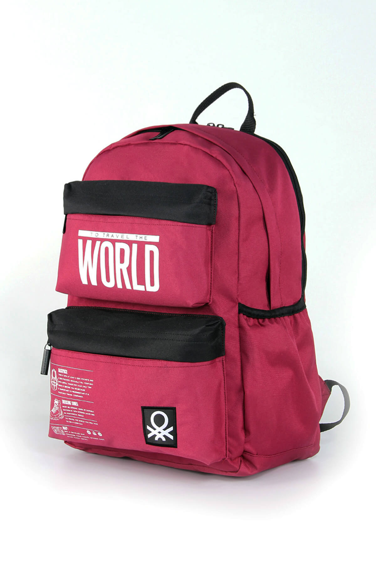 United Colors of Benetton "The World" Okul Sırt Çantası Kırmızı / 03833 United Colors of Benetton "The World" Okul Sırt Çantası Kırmızı / 03833