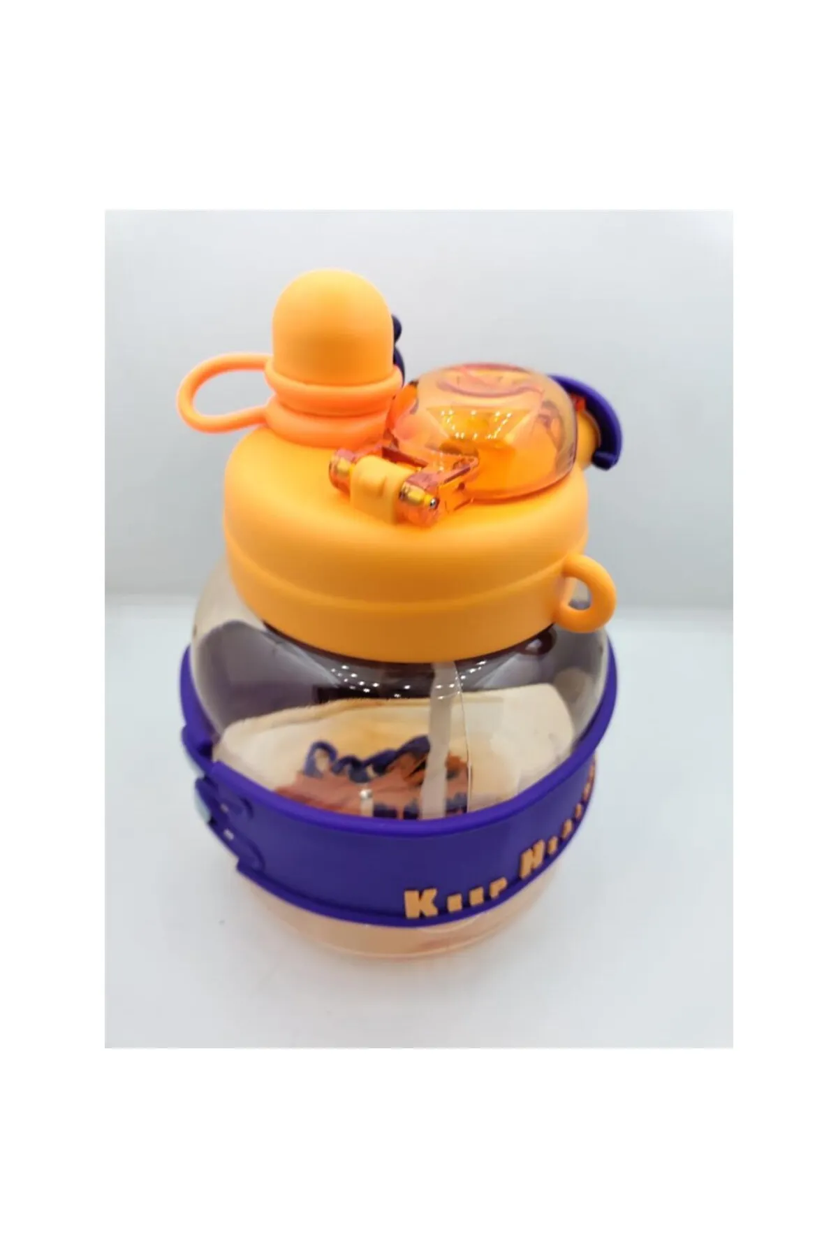 Vagonlife 1000ml Pipetli Policarbon Matara Turuncu / 6278 Vagonlife 1000ml Pipetli Policarbon Matara Turuncu / 6278