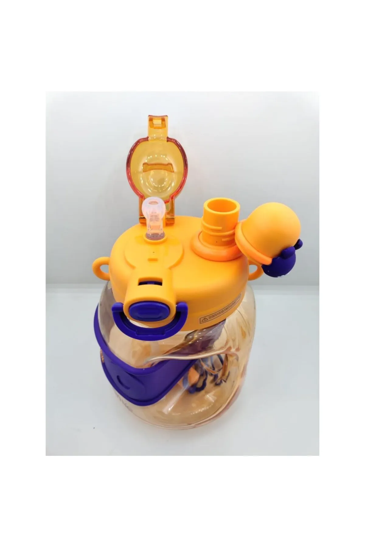 Vagonlife 1000ml Pipetli Policarbon Matara Turuncu / 6278 Vagonlife 1000ml Pipetli Policarbon Matara Turuncu / 6278