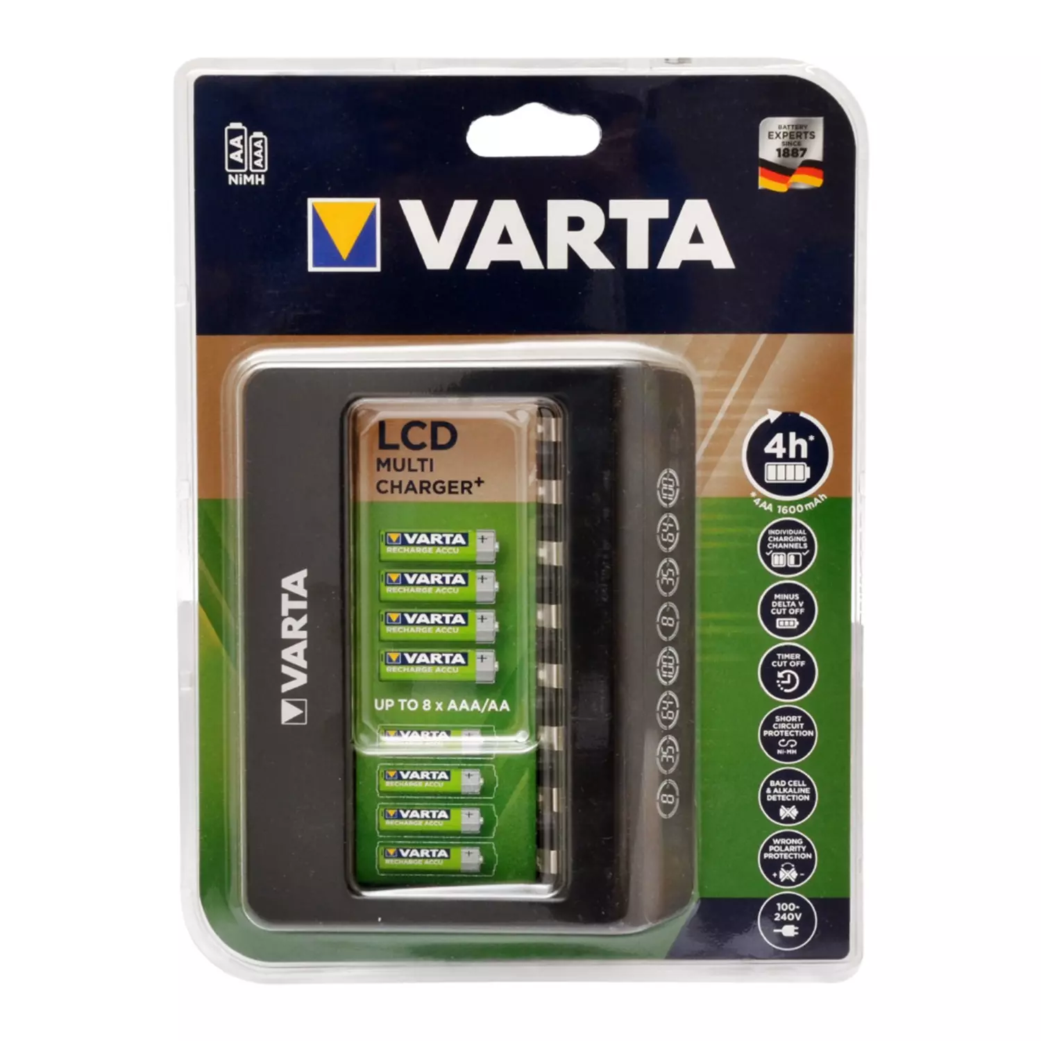 Varta Şarjlı Lcd Multi Charger Varta Şarjlı Lcd Multi Charger