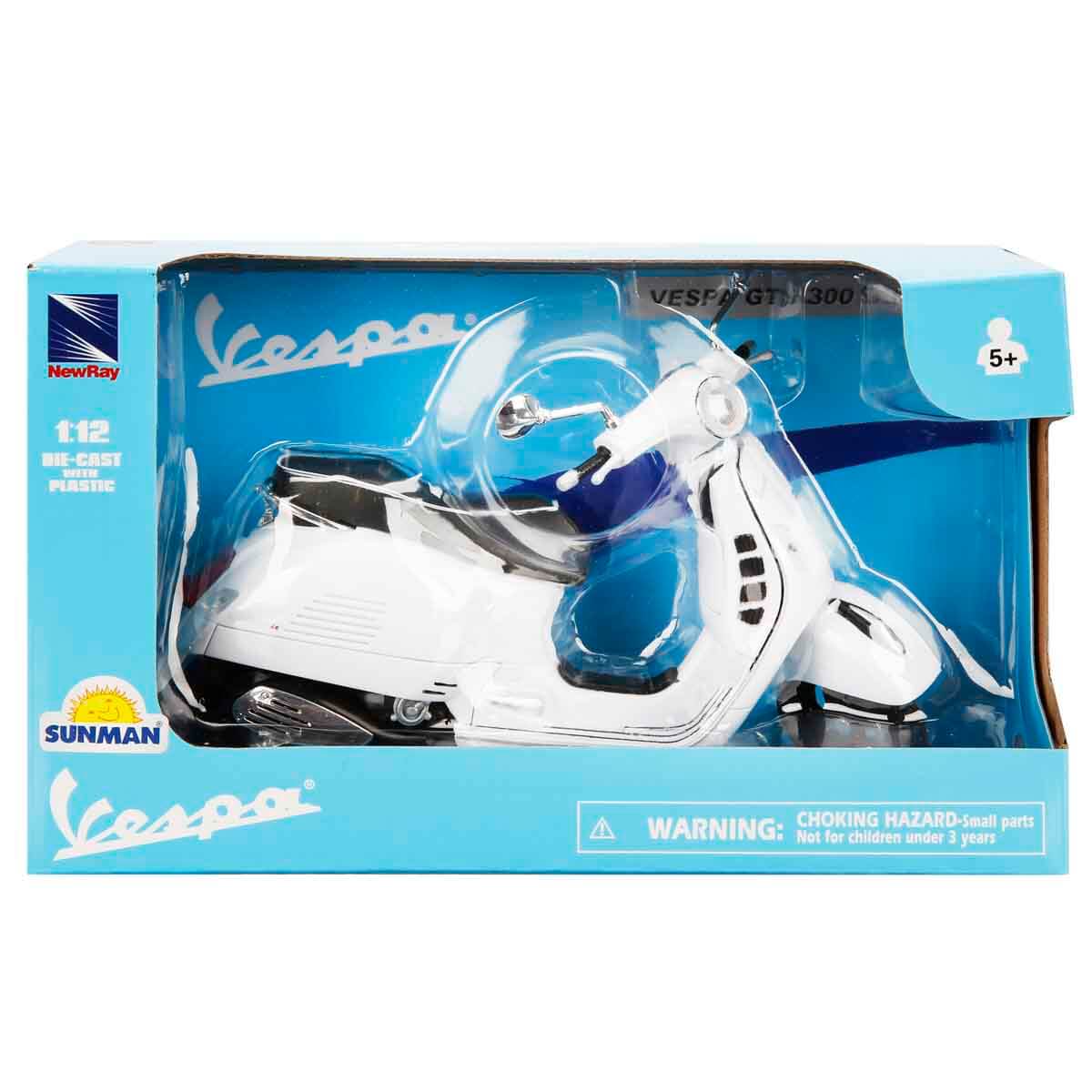 Vespa GTS 300 Super Model Motorsiklet 1/12 Ölçek Vespa GTS 300 Super Model Motorsiklet 1/12 Ölçek