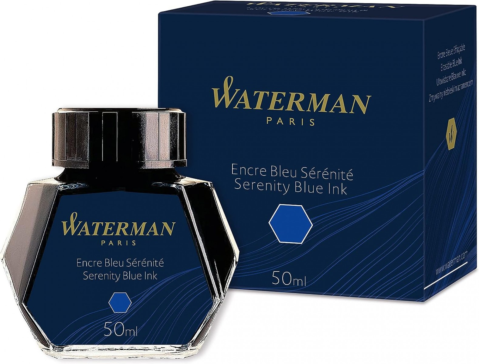 Waterman 50ml Dolma Kalem Mürekkebi Mavi / S0110720 Waterman 50ml Dolma Kalem Mürekkebi Mavi / S0110720