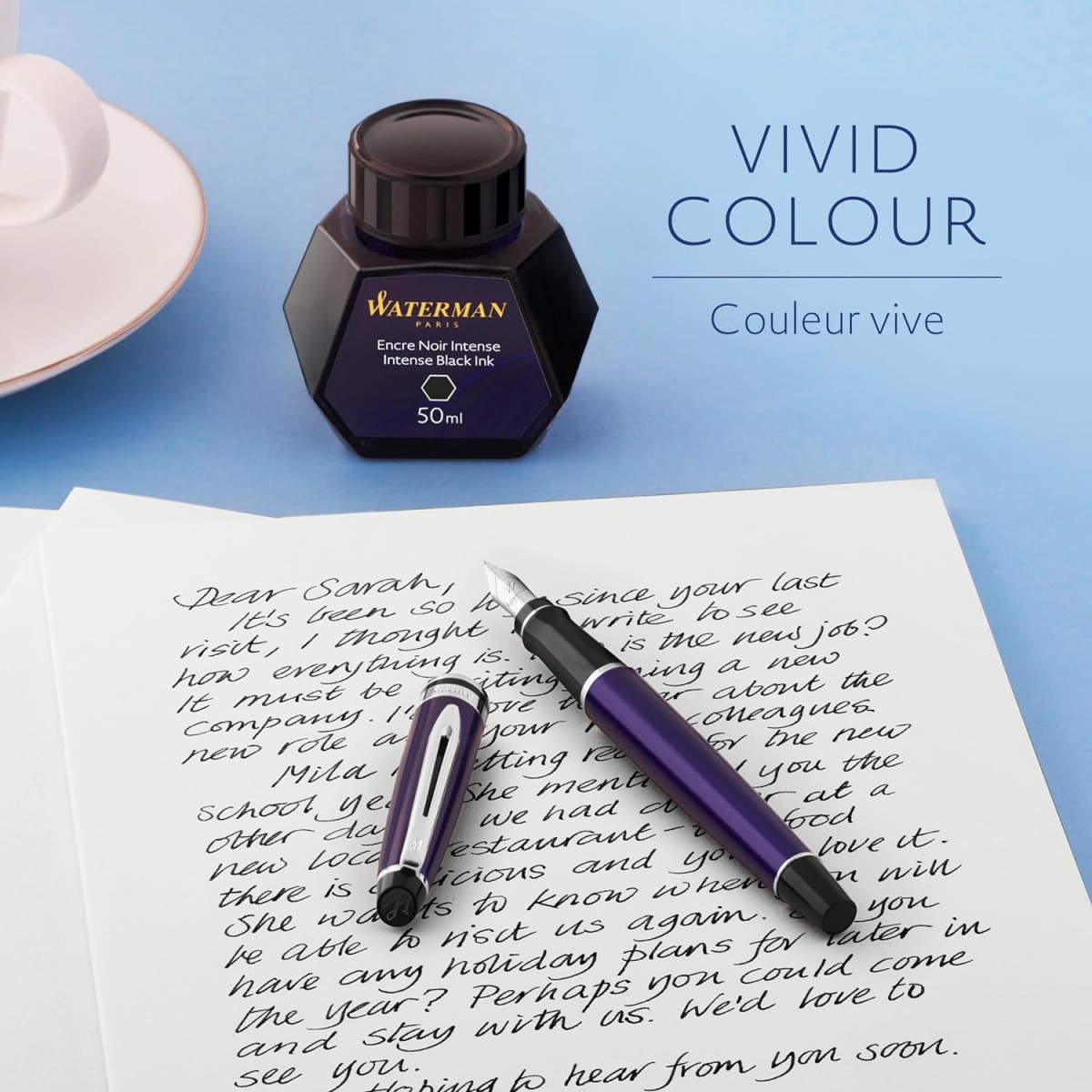 Waterman 50ml Dolma Kalem Mürekkebi Siyah / S0110710
