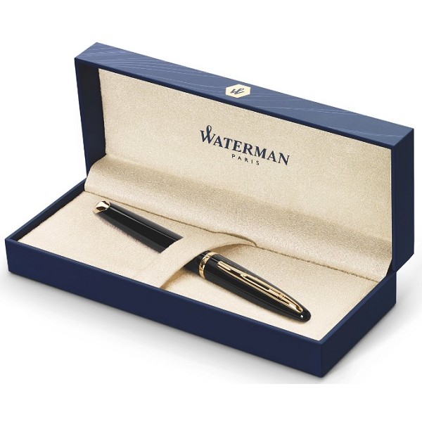 Waterman Carene Lake Gt Dolma Kalem Siyah, M Uç, Mavi Mürekkep / S0700320