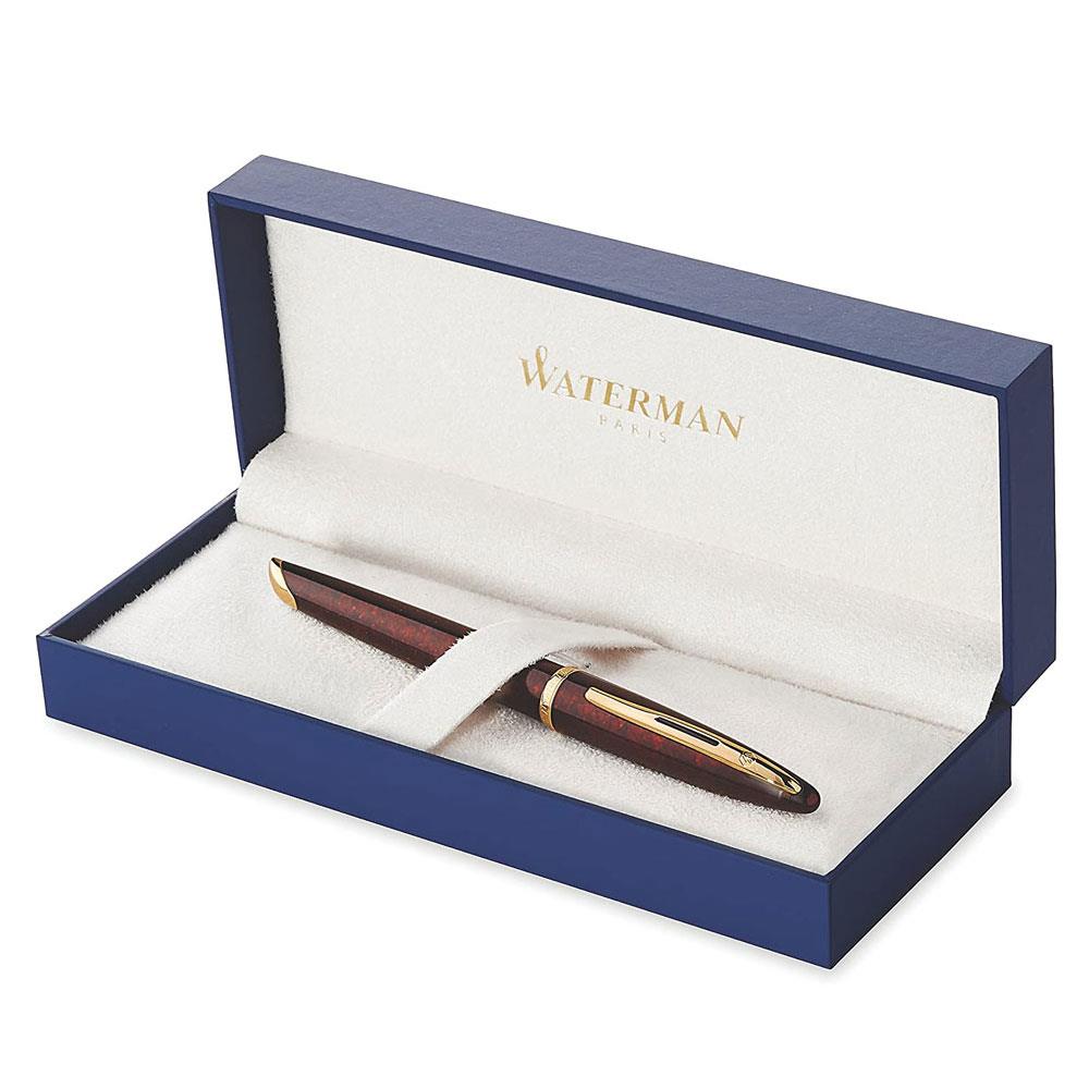 Waterman Carene Marine Gt Dolma Kalem Amber, F Uç, Mavi Mürekkep / S0700320