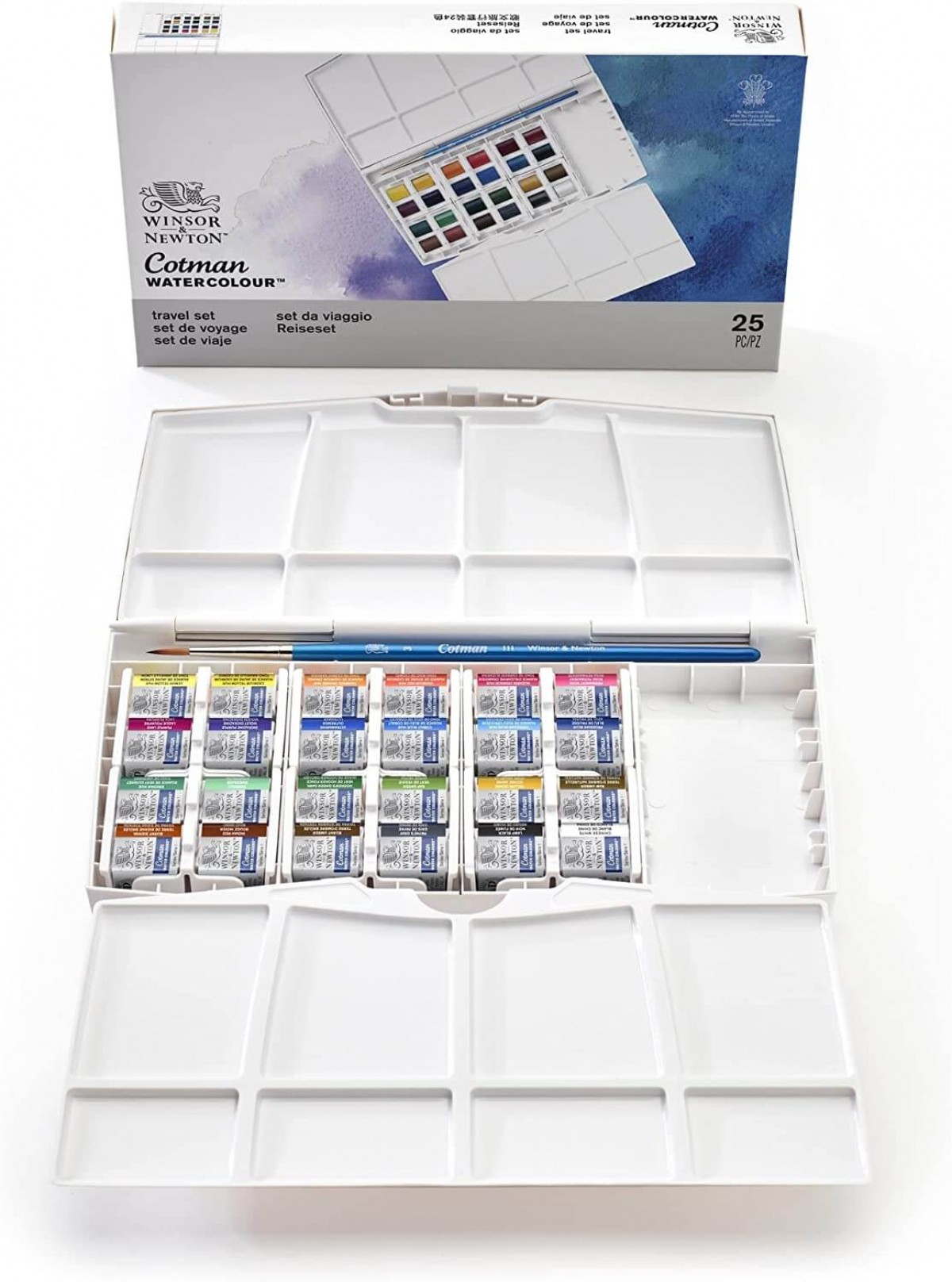 Winsor Newton Cotman 24'lü Profesyonel Sulu Boya Seti
