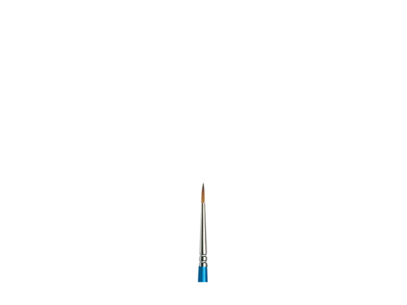Winsor & Newton Cotman Seri 111 Kısa Saplı Sentetik Yuvarlak Fırça Numara: 1