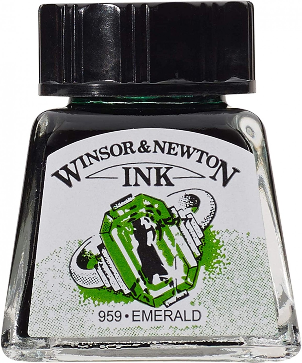 Winsor & Newton Drawing Ink Çizim Mürekkebi 14ml Emerald 235 Winsor & Newton Drawing Ink Çizim Mürekkebi 14ml Emerald 235