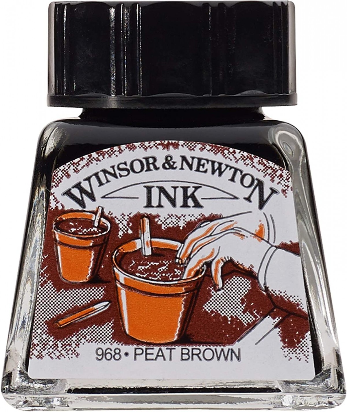 Winsor & Newton Drawing Ink Çizim Mürekkebi 14ml Peat Brown 469 Winsor & Newton Drawing Ink Çizim Mürekkebi 14ml Peat Brown 469
