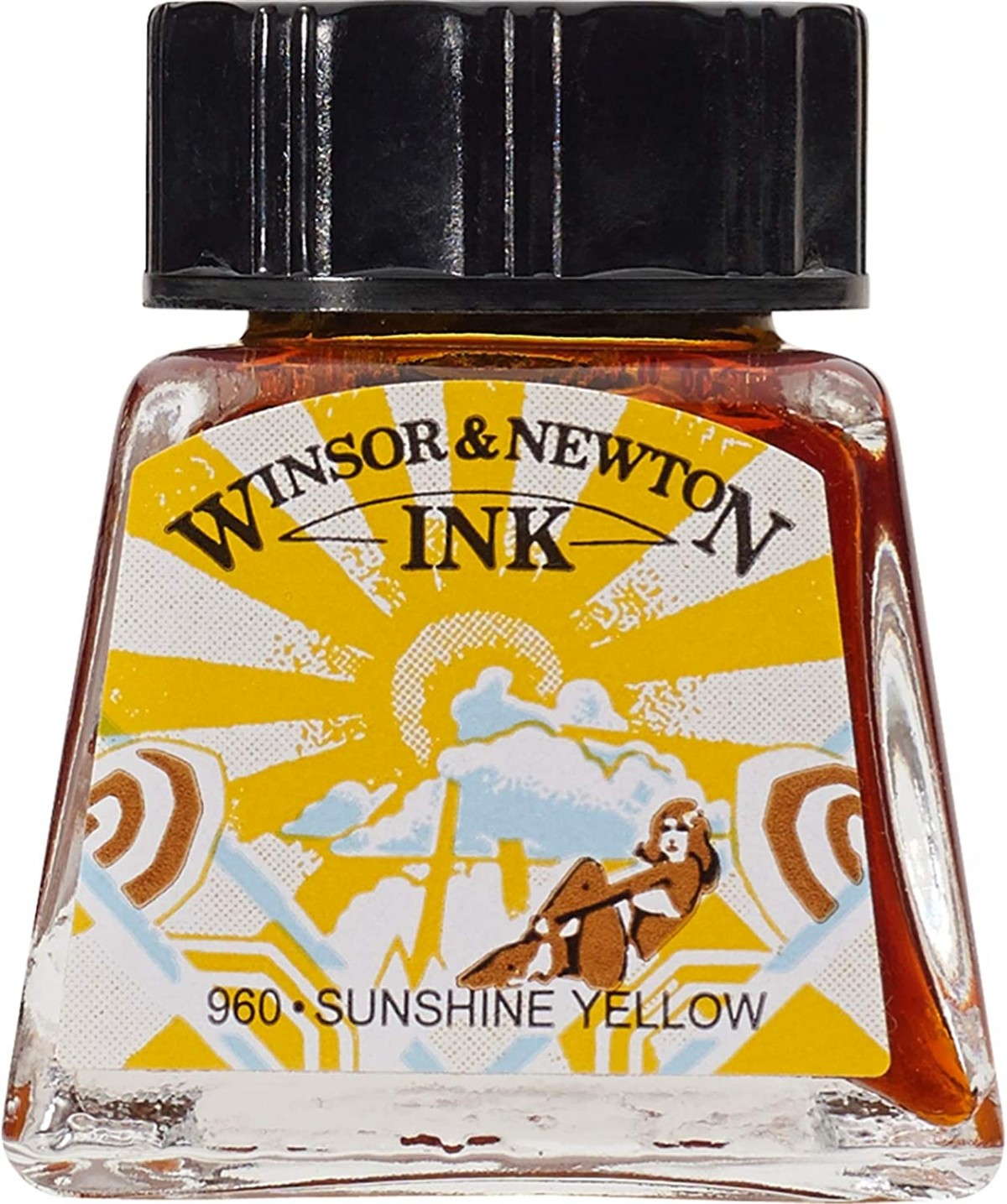 Winsor & Newton Drawing Ink Çizim Mürekkebi 14ml Sunshine Yellow 633 Winsor & Newton Drawing Ink Çizim Mürekkebi 14ml Sunshine Yellow 633